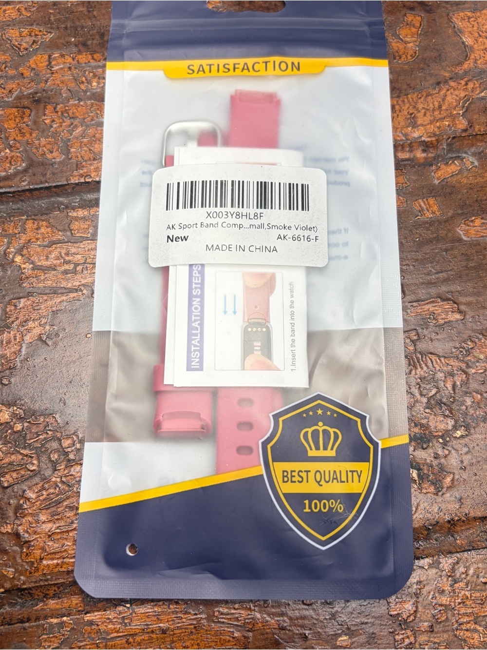 fitbit Pink Replacement Sport Band